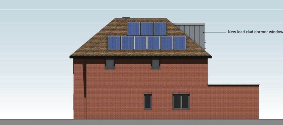 Extension and roof conversion