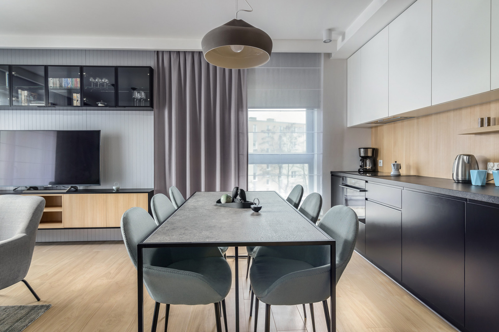 Двухкомнатная студия в современном стиле