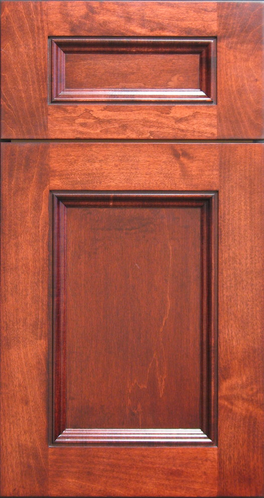 Eastern Maple Shaker-style cabinet door with Applied Inset Moulding