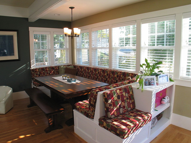 Windowed breakfast nook - Traditional - Dining Room - other metro - by ...