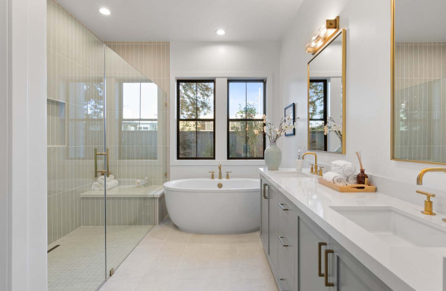 Atherton Transitional transitional-bathroom