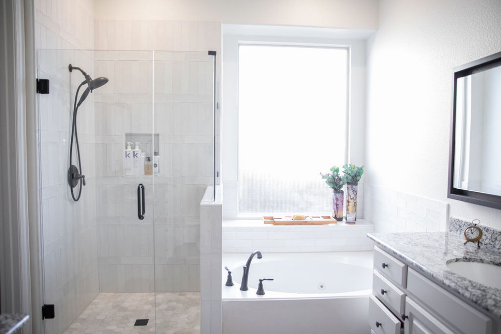 Kitchen + Primary Bathroom