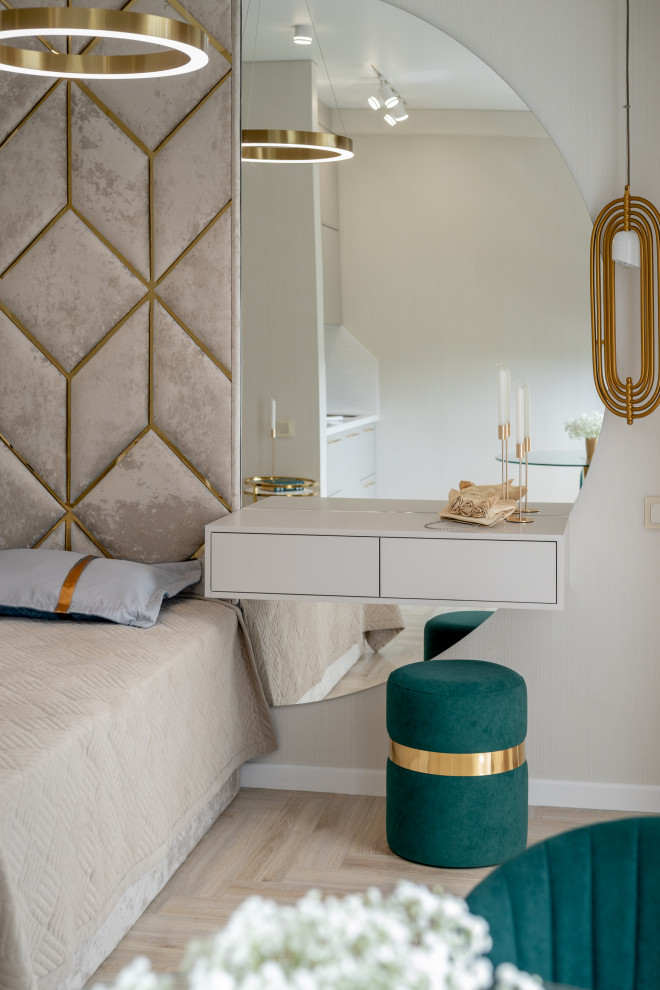 Квартира-студия 28м2 в городе Сочи или "50оттенков золота"