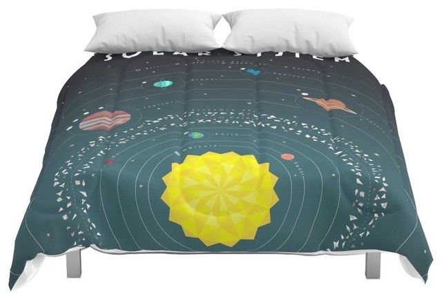 Solar System Comforter Contemporary Comforters And Comforter