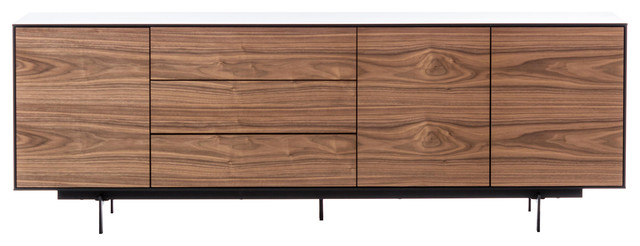 Siviglia Modern Sideboard, 3 Doors and 3 Drawers