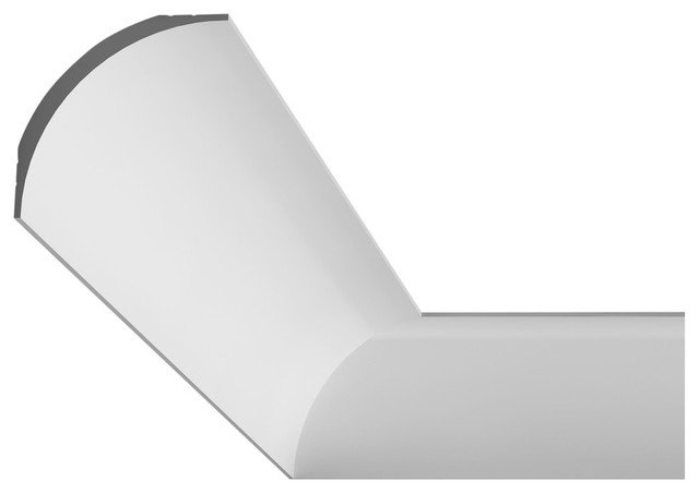 Orac Decor Plain Duropolymer Crown Moulding Face 4 3 Orac Decor Plain Duropolymer Crown Moulding Face 4 3 Contemporary Molding And Trim By American Pro