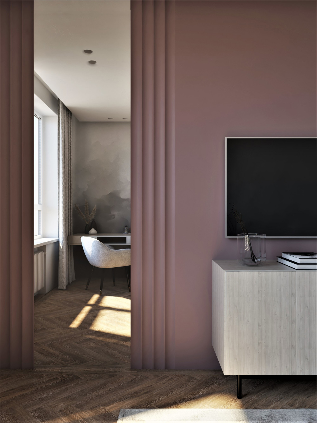 Двухкомнатная квартира площадью 66,3 м2 в ЖК Фестиваль Парк