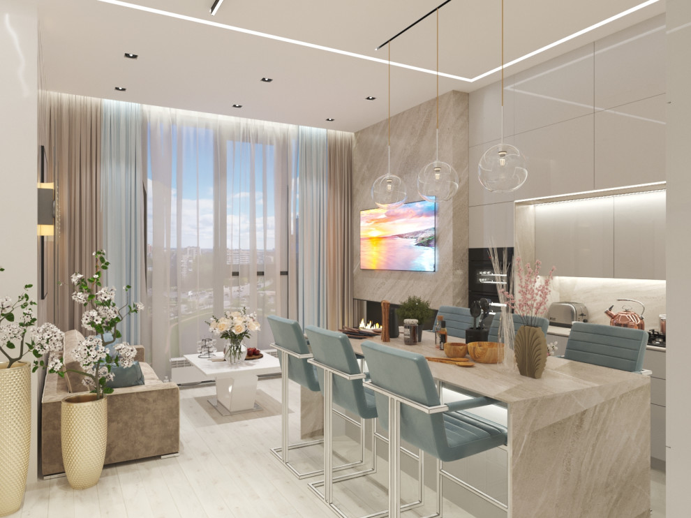 Дизайн Проект квартиры СПБ ЖК 5 Звезд