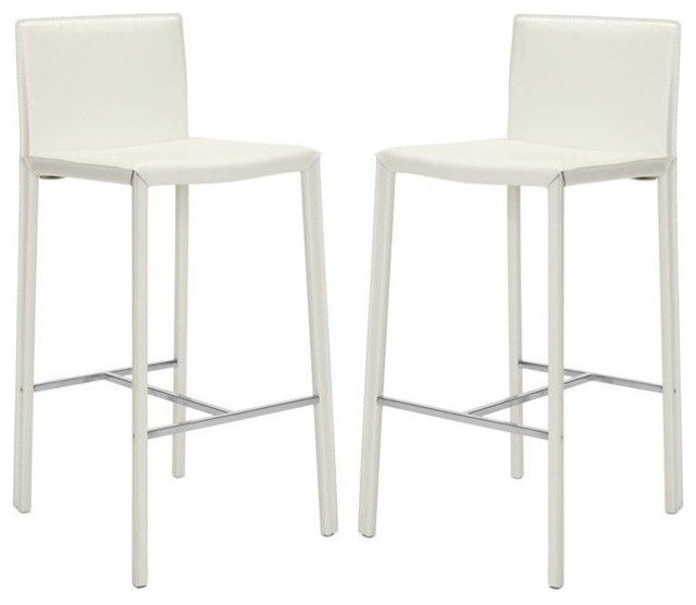 Safavieh Enzo 30 Bar Stool Red Set Of 2 Contemporary Safavieh Enzo 30 Bar Stool Red Set Of 2 Contemporary Stools And Counter By Homesquare