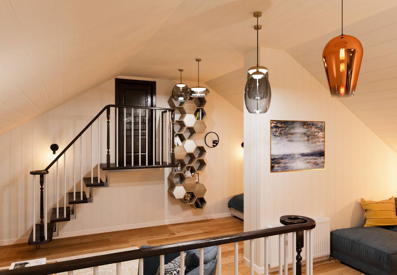 Дизайн-проект 3-х этажного особняка