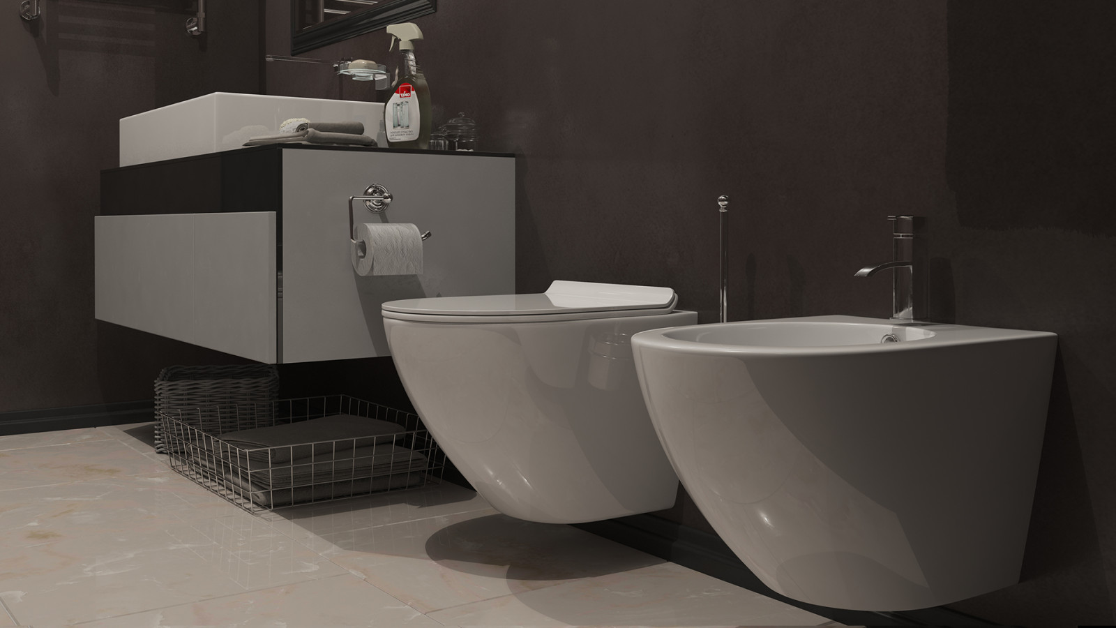 Санфаянс TIMO KERAMIKKA в интерьере ванной комнаты