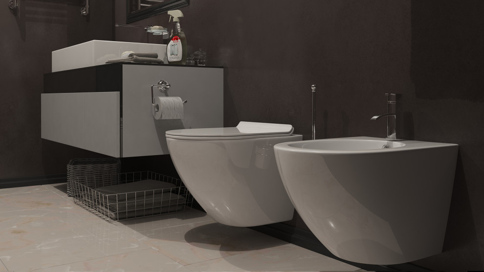 Санфаянс TIMO KERAMIKKA в интерьере ванной комнаты