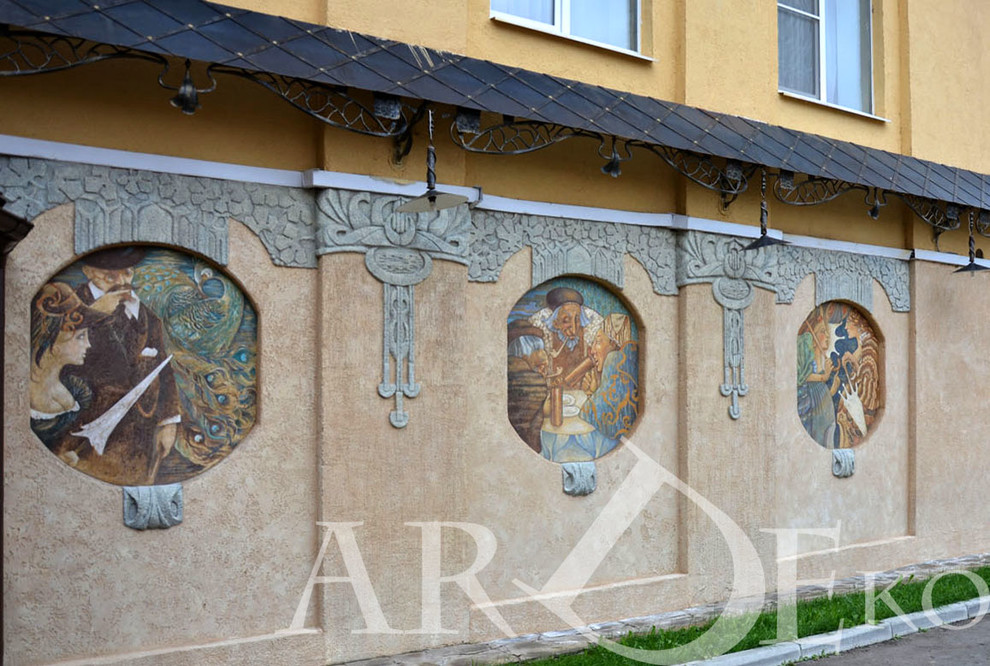 декоративная отделка фасада