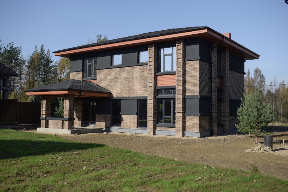 Загородный дом из кирпича в КП "Охтинское раздолье", Санкт-Петербург