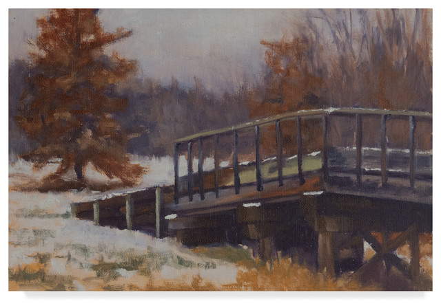 Rusty Frentner York Bridge Canvas Art Contemporary Prints And Posters By Trademark Global