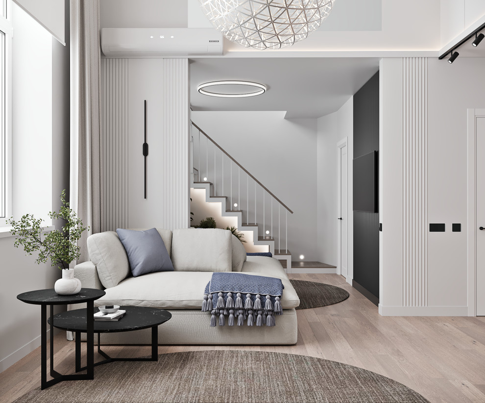 Дизайн проект двухуровневой квартиры