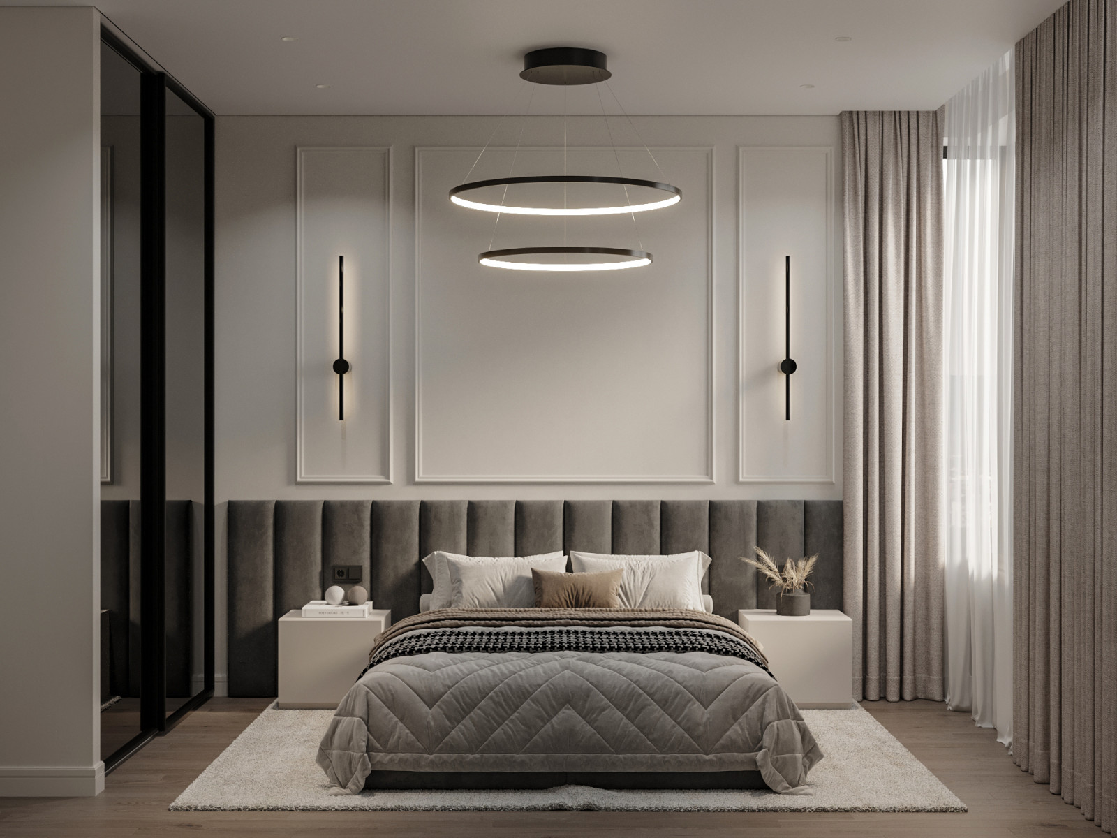 Современная квартира в Москве 78 м²