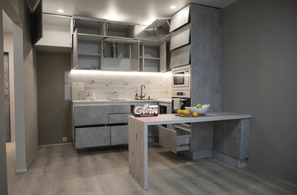 Кухня с барной стойкой - Сильвестро