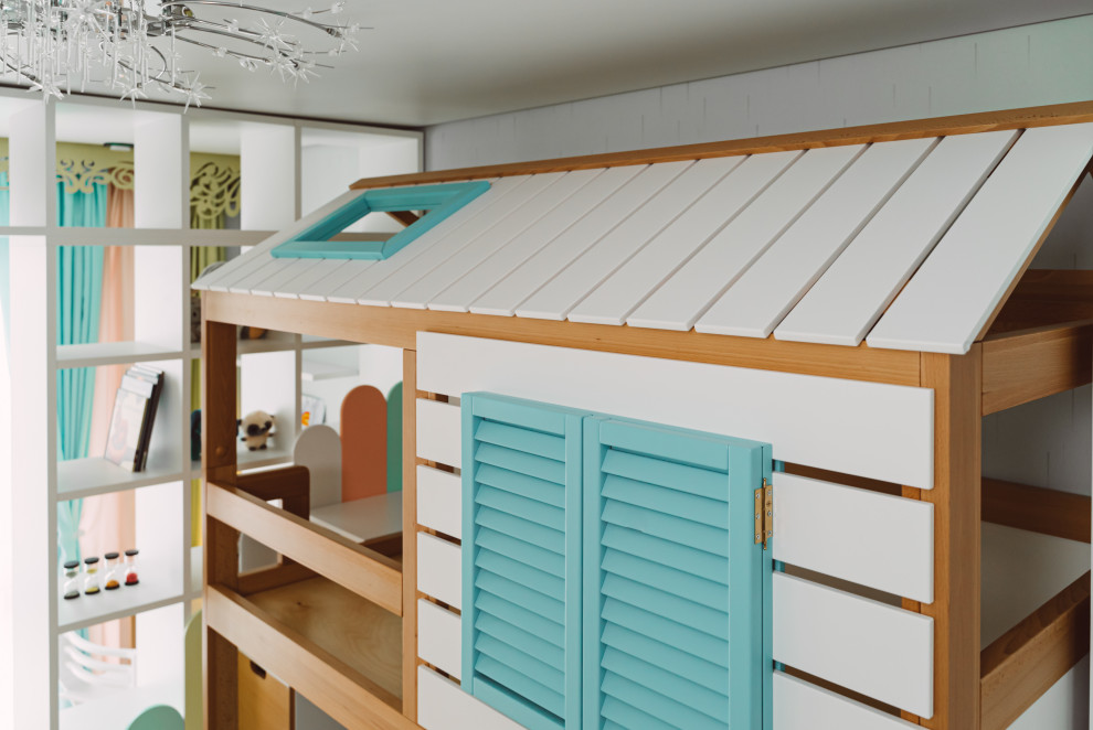 Детская комната 16кв. м. для мальчика 2 лет