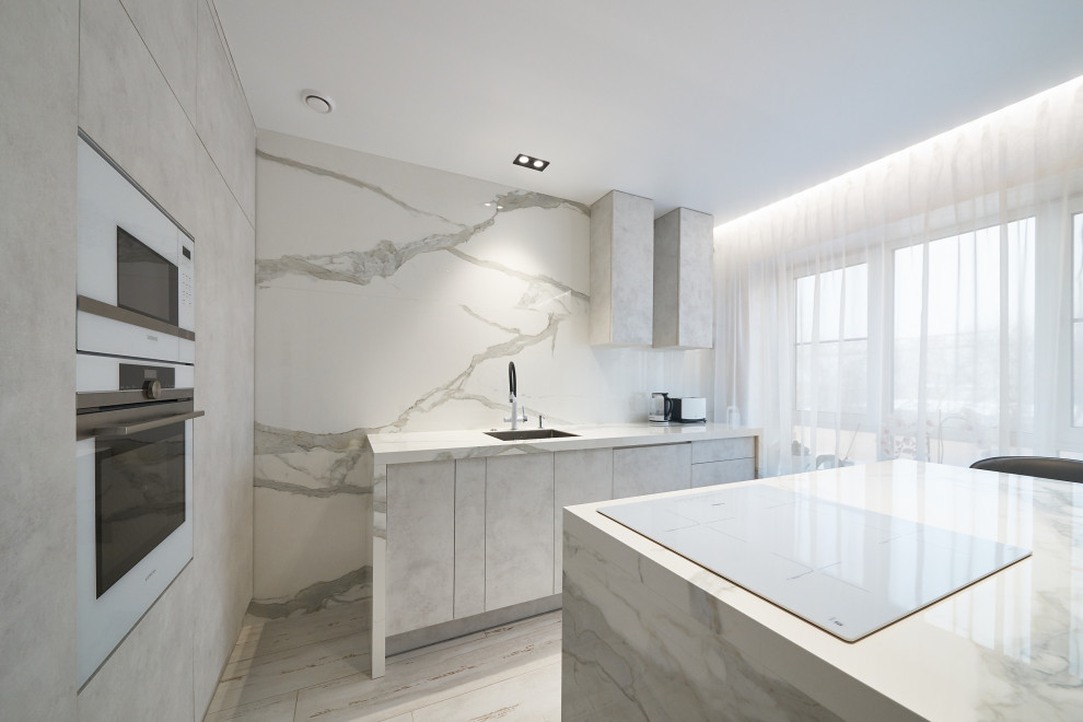 Красивая кухня с островом