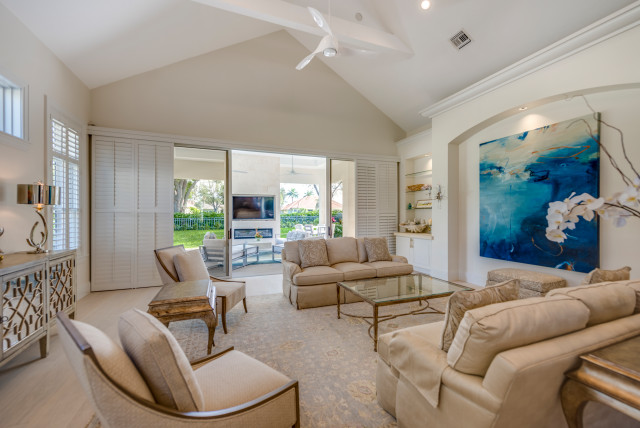 Modern Oasis Refresh transitional-living-room