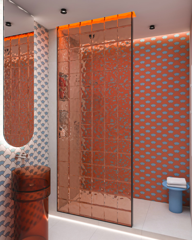 Дизайн двухкомнатной квартиры 65кв.м в центе города для молодой девушки.