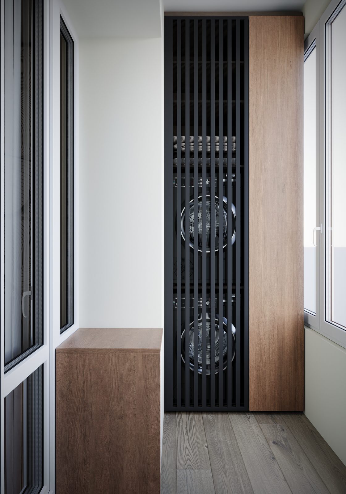 Визуализация кухни-гостиной в жк  Амур-Сити