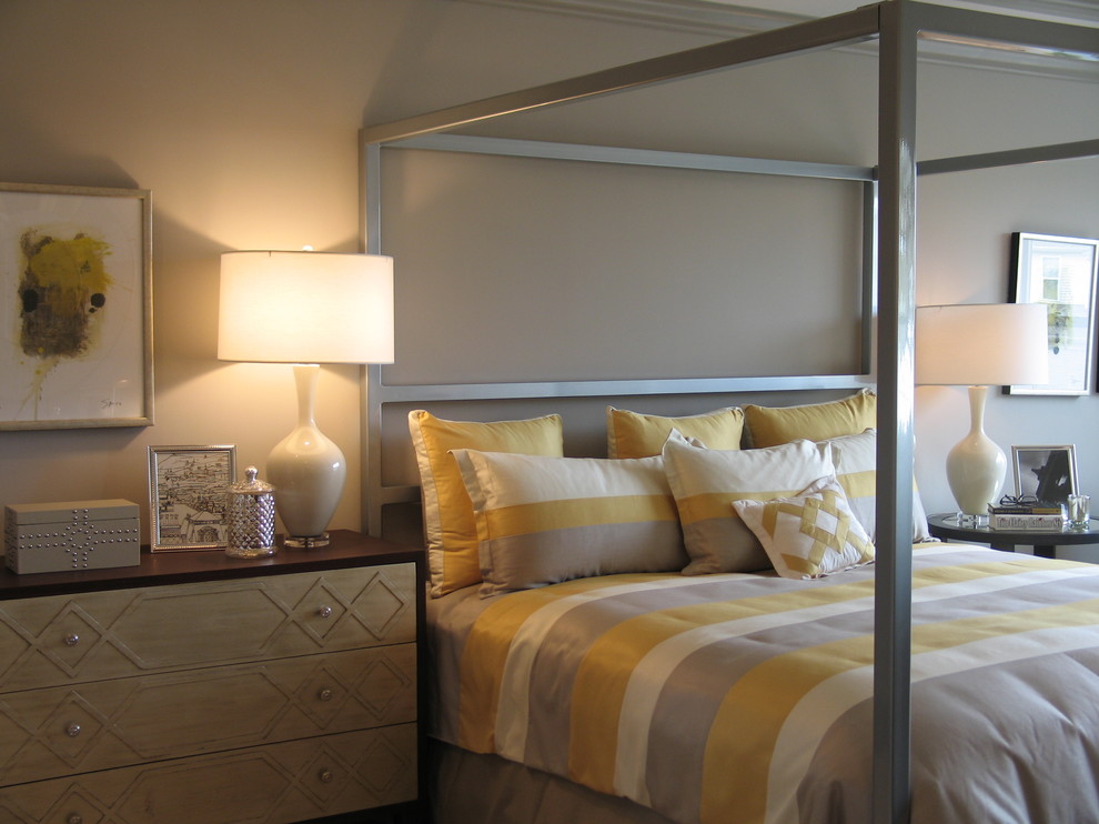 Design ideas for a transitional bedroom in DC Metro.