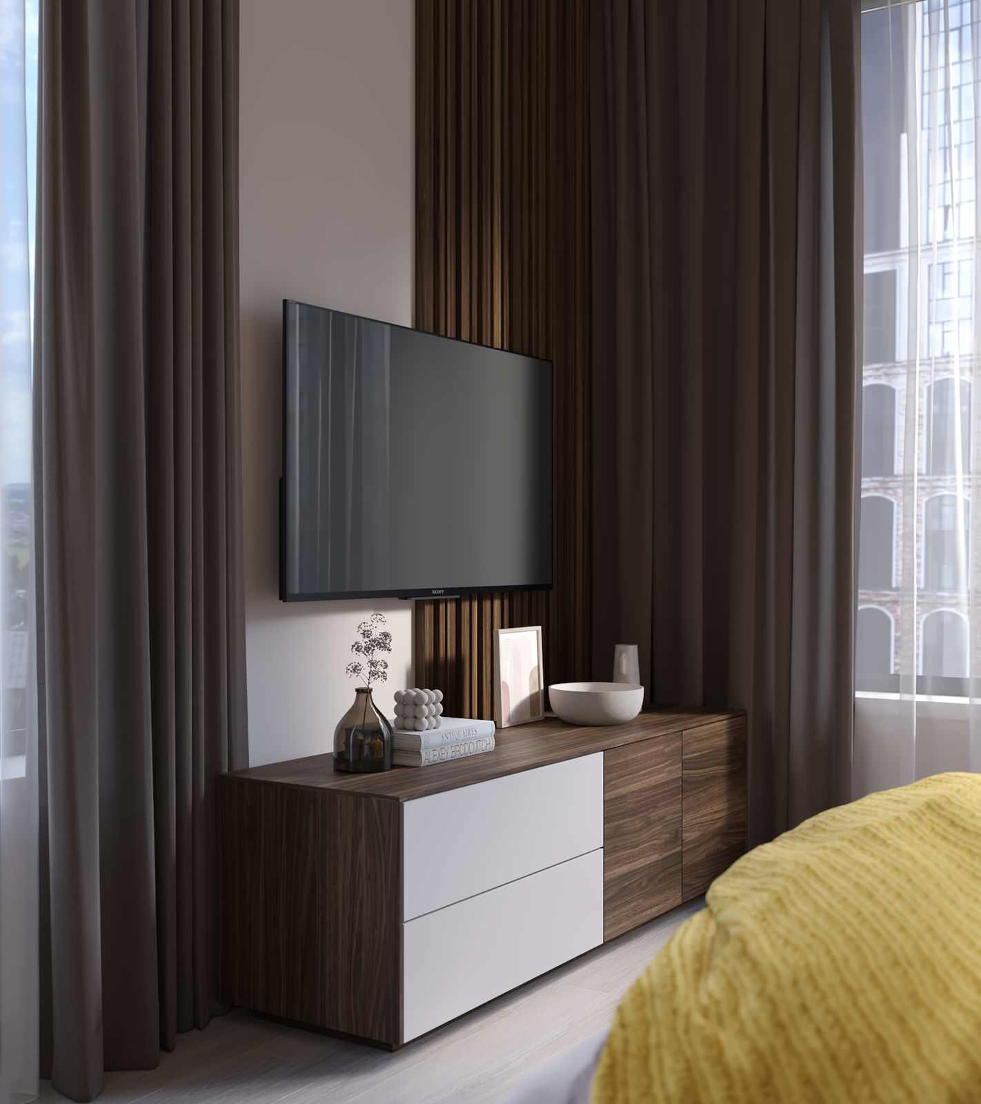 ЖК Серебряный Парк. Мастер-спальня