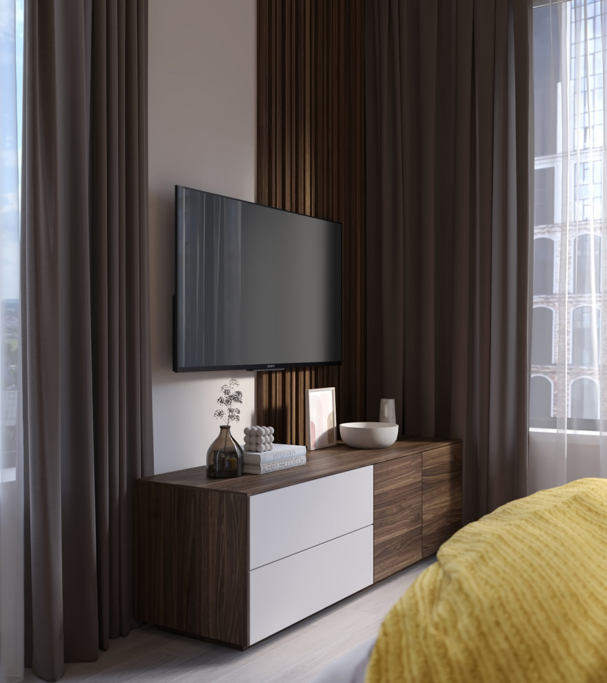 ЖК Серебряный Парк. Мастер-спальня