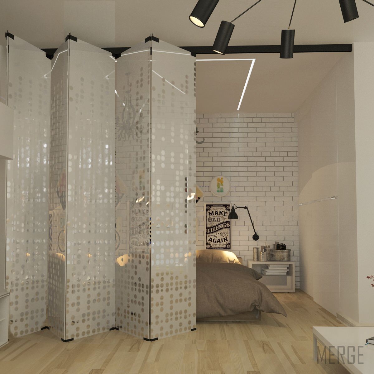 Однокомнатная квартира с элементами Loft. Одесса