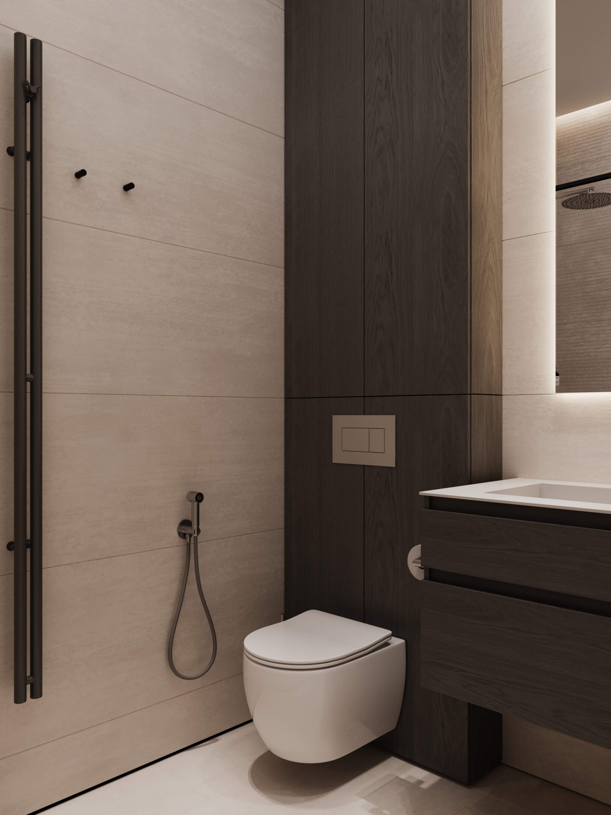 Суровый уют | Дизайн одноэтажного дома в Балашихе