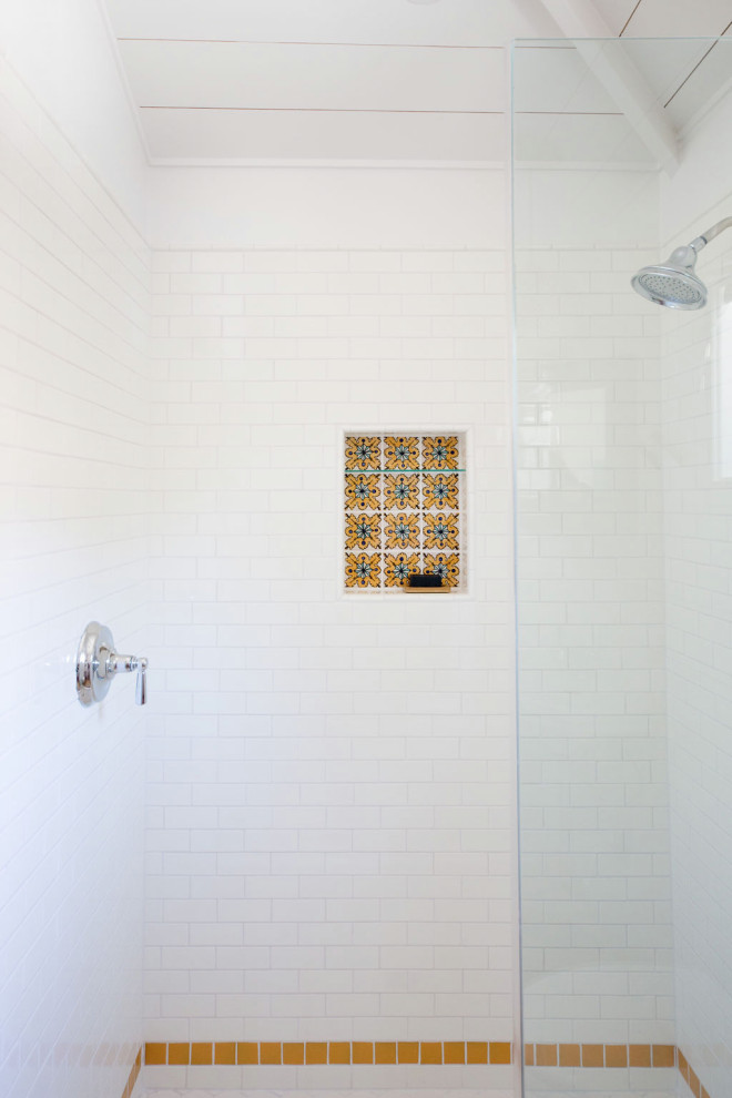 Bathroom - rustic bathroom idea in Los Angeles
