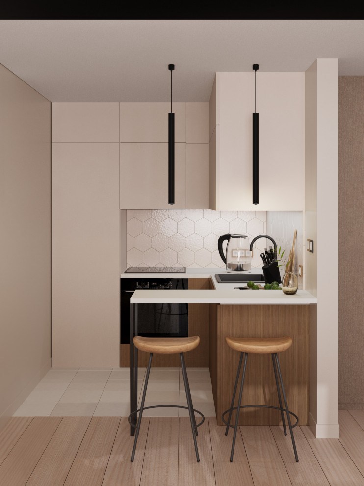 Однокомнатная квартира в смешанном стиле