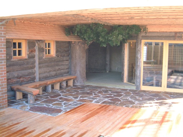 Ch&acirc;lets rustikt-gaardhave