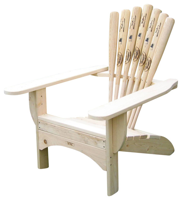 Base Ball Bat Skichair Rustic Adirondack Chairs by Skichair1