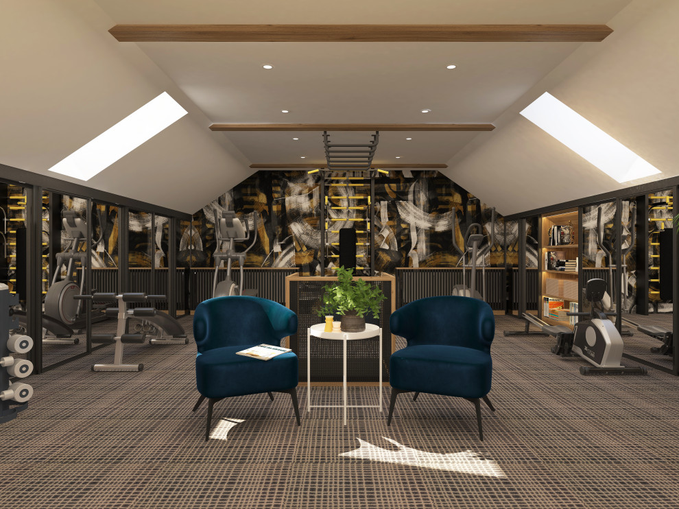 Дизайн-проект интерьера мансарды г.Челябинск