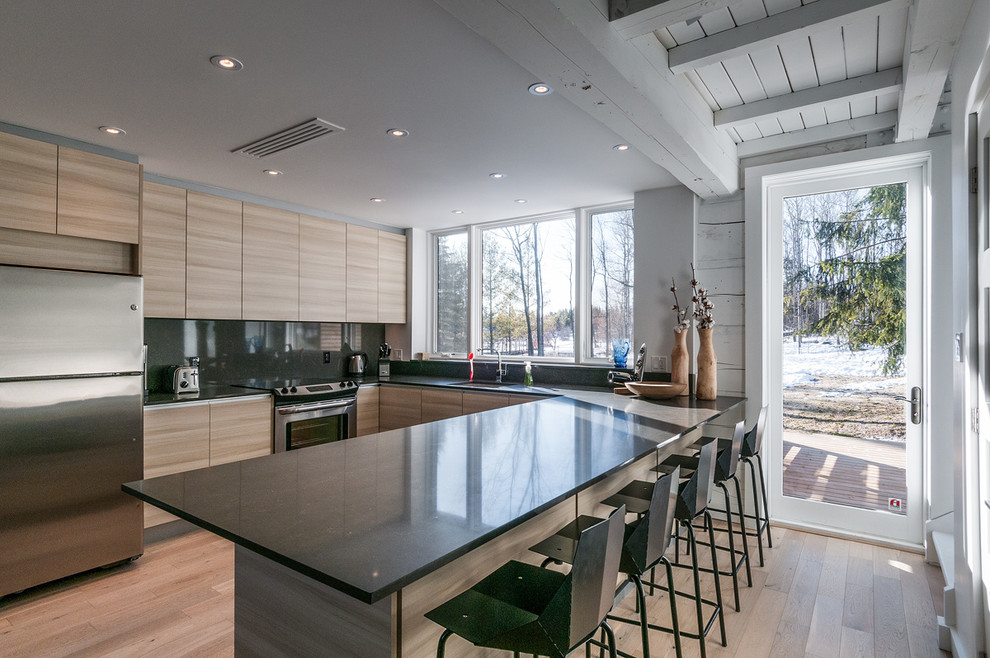 Inspiration for a transitional kitchen remodel in Toronto