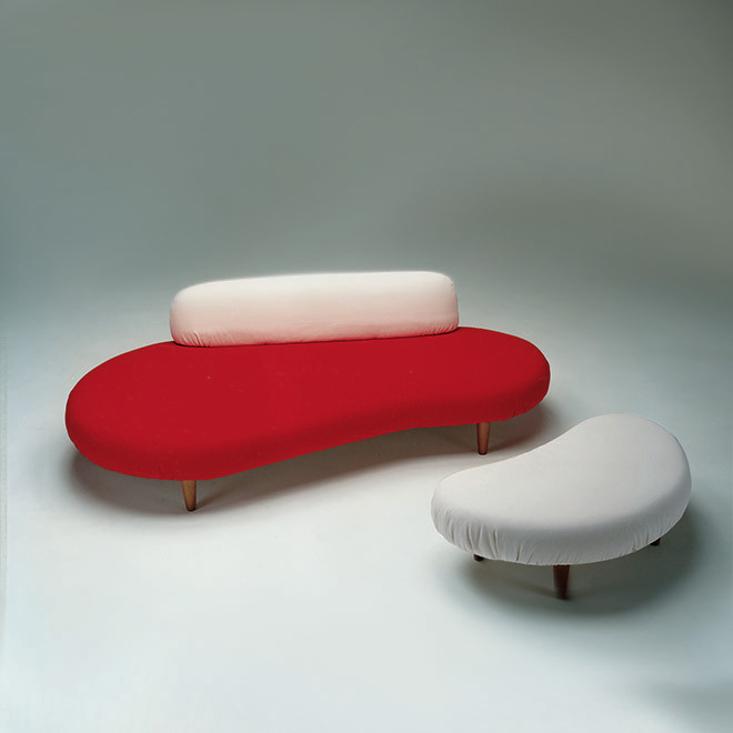 Alivar - Noguchi Freeform Sofa and Ottoman