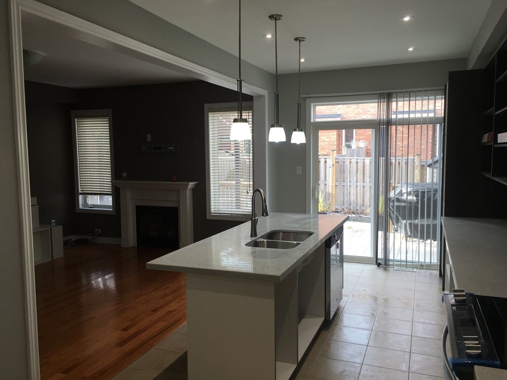Open Concept main floor with double sized kitchen remodeling