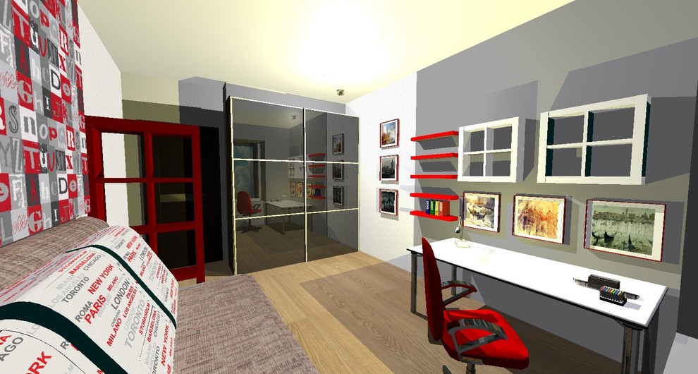 Экспресс-дизайн комнаты подростка с мебелью "IKEA"