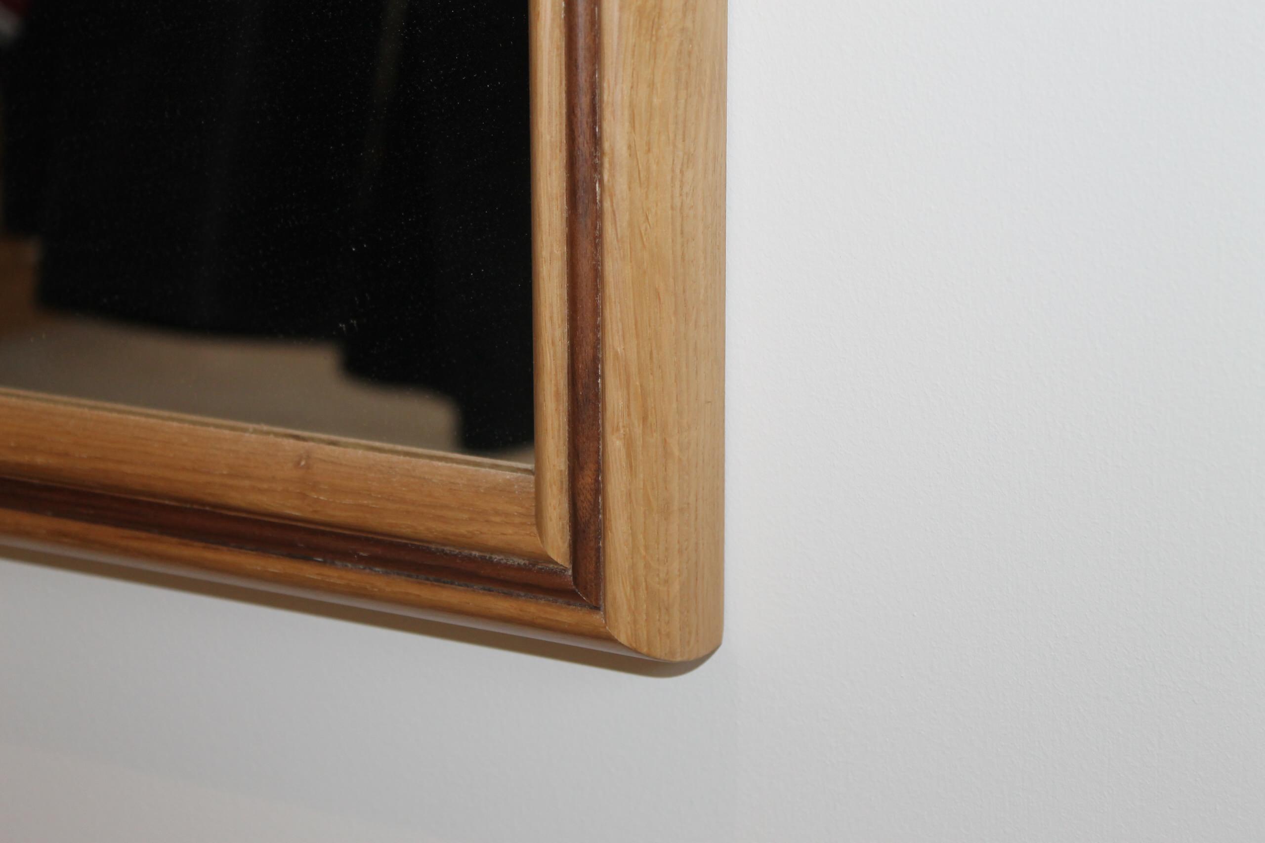 Oak and walnut fitted wardrobes