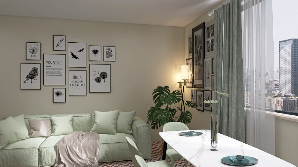 Кухня гостиная