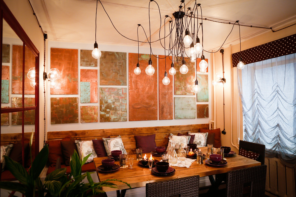 гостиная с элементами стиля стимпанк