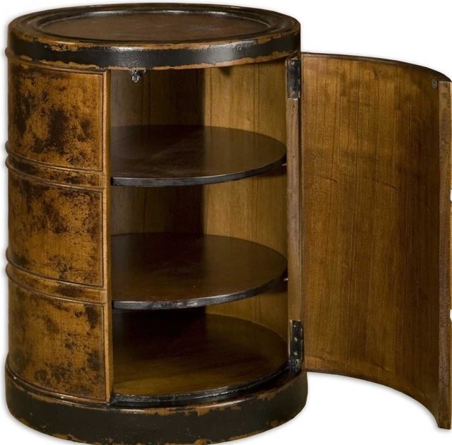 Lawton Storage Drum Table - Side Tables And End Tables - by Furniture ...