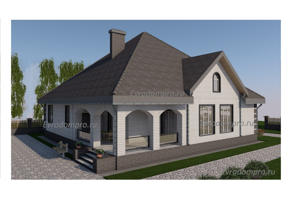 Проект дома в классическом стиле R-300