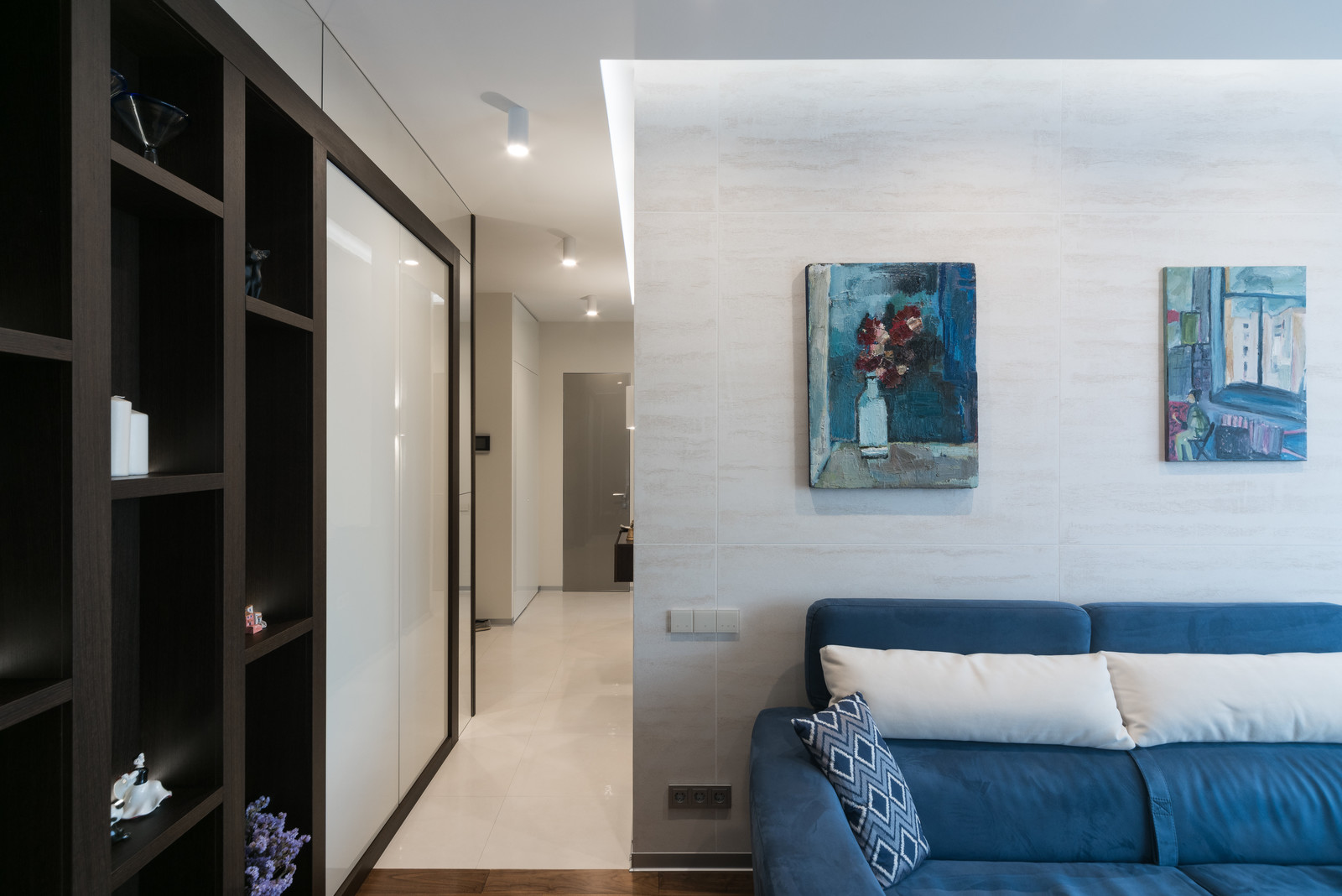 Квартира Ленинский. Контрастный минимализм