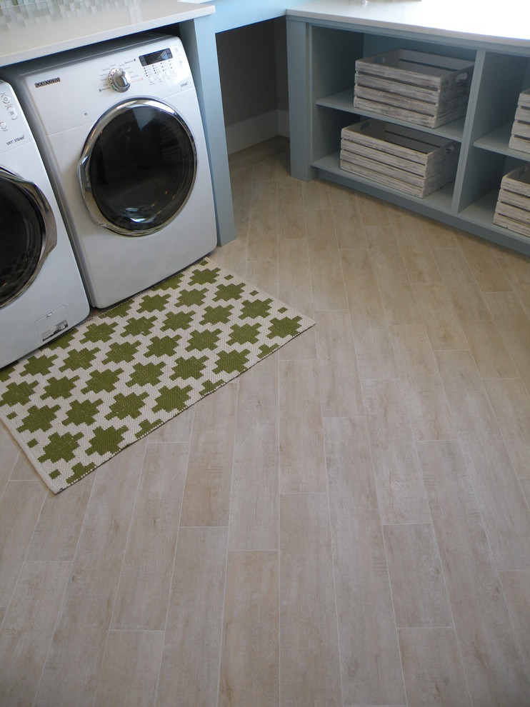 This is an example of a laundry room in Salt Lake City.