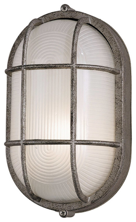 Forecast F90796-65NV Oceanview Silver Outdoor Wall Sconce