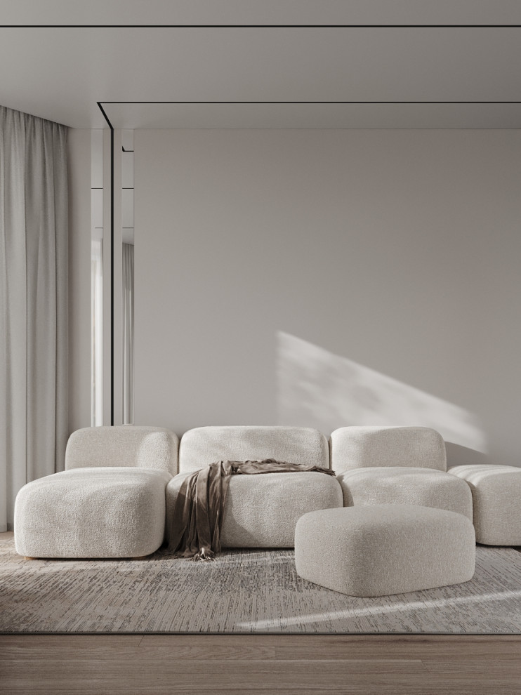 Частный дом в п. Южный с стиле минимализм